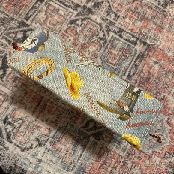 Dooney & Bourke Blue and Brown Shoulder Bag - Picture 3 of 5